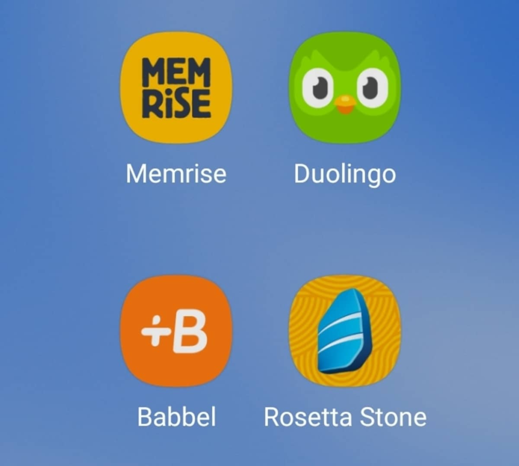 Duolingo Babbel  Rosetta Stone